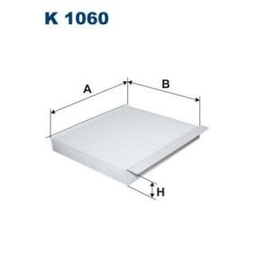 Compre Filtro, ar do habitáculo da FILTRON K 1060 a um preço baixo por 8,64 €