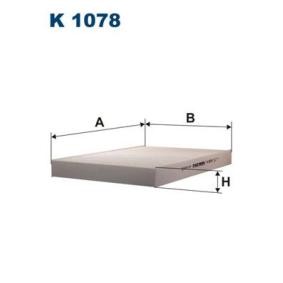 Compre Filtro, ar do habitáculo da FILTRON K 1078 a um preço baixo por 11,50 €