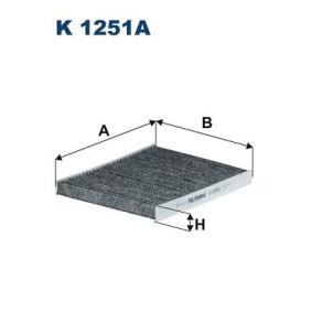 Compre Filtro, ar do habitáculo da FILTRON K 1251A a um preço baixo por 12,29 €