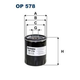 Comprar Filtro de aceite de FILTRON OP 578 a bajo precio de 8,09 €