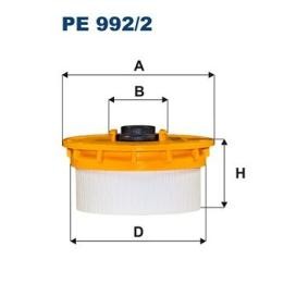 Compre Filtro de combustível da FILTRON PE 992/2 a um preço baixo por 13,28 €