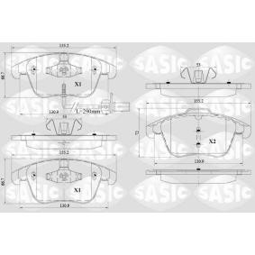 Acquista Kit pastiglie freni da SASIC 6216092 a buon mercato per soli 51,33 €