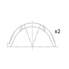 Acquista Spessore di registro, Albero a gomiti da FAI AutoParts BT3009-STD a buon mercato per soli 5,90 €