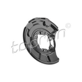 Comprar Chapa protectora contra salpicaduras, disco de freno de TOPRAN 409 512 a bajo precio de 40,89 €