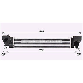 Ladeluftkühler BW4578 für MINI