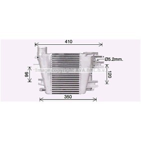 Kjøp Intercooler av PRASCO DN4457 til den lave prisen 5259,36 NOK