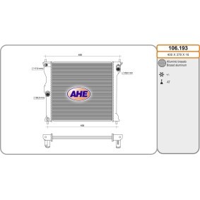 Acquista Radiatore motore da AHE 106.193 a buon mercato per soli 164,12 €