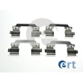 Compre Kit de acessórios, pastilhas de travão da ERT 420241 a um preço baixo por 5,50 €
