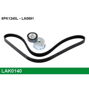 Achetez des Jeu de courroies trapézoïdales à nervures LUCAS LAK0140 à prix pour 72,44 €