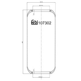Acquista Soffietto, Sospensione pneumatica da FEBI BILSTEIN 107302 a buon mercato per soli 42,47 €