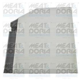 Compre Filtro, ar do habitáculo da MEAT & DORIA 17587 a um preço baixo por 18,82 €