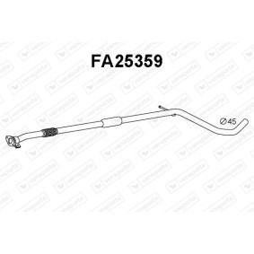 Vorschalldämpfer FA25359 FIAT PANDA von VENEPORTE