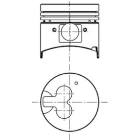 Kolben von KOLBENSCHMIDT 40067600