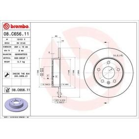Comprar Disco de freno de BREMBO 08.C656.11 a bajo precio de 42,03 €