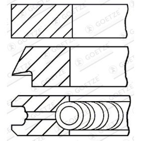 Acquista Kit fasce elastiche da GOETZE ENGINE 08-104700-00 a buon mercato per soli 21,39 €