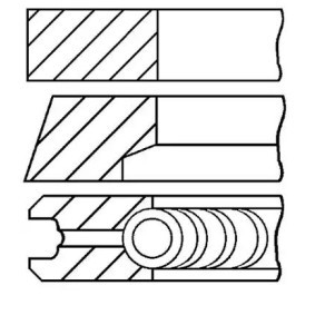 Achetez des Jeu de segments de pistons GOETZE ENGINE 08-118000-00 à prix pour 29,54 €