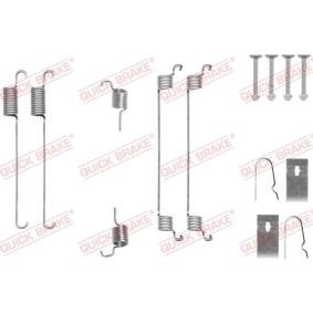 Comprar Juego de accesorios, zapatas de freno de QUICK BRAKE 105-0007 a bajo precio de 7,98 €