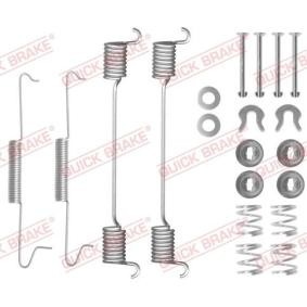 Comprar Juego de accesorios, zapatas de freno de QUICK BRAKE 105-0525 a bajo precio de 15,68 €