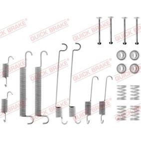 Comprar Juego de accesorios, zapatas de freno de QUICK BRAKE 105-0560 a bajo precio de 9,48 €