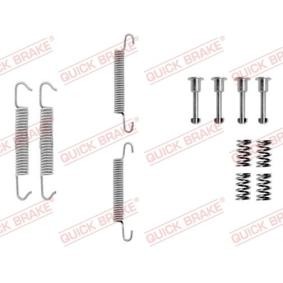 Comprar Juego de accesorios, zapatas de freno de estacionamiento de QUICK BRAKE 105-0621 a bajo precio de 7,75 €