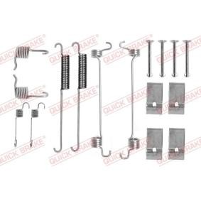 Comprar Juego de accesorios, zapatas de freno de QUICK BRAKE 105-0677 a bajo precio de 9,21 €