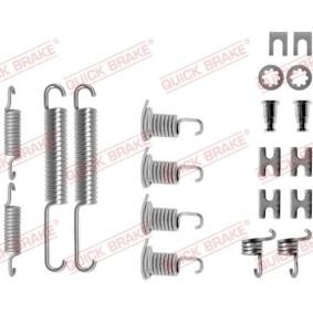 Comprar Juego de accesorios, zapatas de freno de QUICK BRAKE 105-0702R a bajo precio de 12,44 €