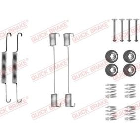 Comprar Juego de accesorios, zapatas de freno de QUICK BRAKE 105-0704 a bajo precio de 11,35 €