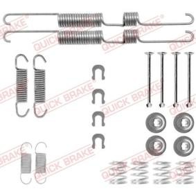 Comprar Juego de accesorios, zapatas de freno de QUICK BRAKE 105-0738 a bajo precio de 17,35 €