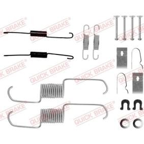 Comprar Juego de accesorios, zapatas de freno de QUICK BRAKE 105-0743 a bajo precio de 9,40 €