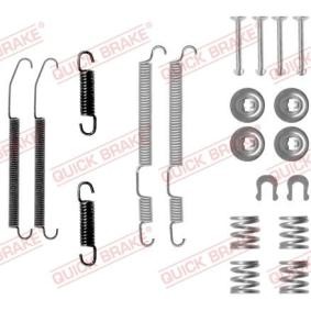 Comprar Juego de accesorios, zapatas de freno de QUICK BRAKE 105-0760 a bajo precio de 5,51 €