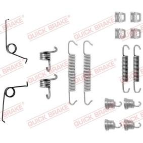 Comprar Juego de accesorios, zapatas de freno de QUICK BRAKE 105-0769 a bajo precio de 10,64 €