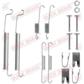 Comprar Juego de accesorios, zapatas de freno de QUICK BRAKE 105-0807 a bajo precio de 6,83 €
