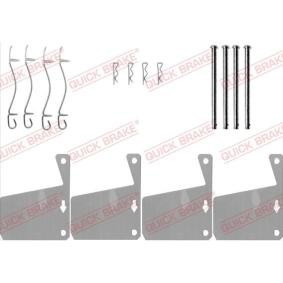 Compre Kit de acessórios, pastilhas de travão da QUICK BRAKE 109-0910 a um preço baixo por 4,71 €