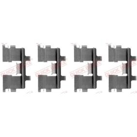 Compre Kit de acessórios, pastilhas de travão da QUICK BRAKE 109-1015 a um preço baixo por 7,96 €