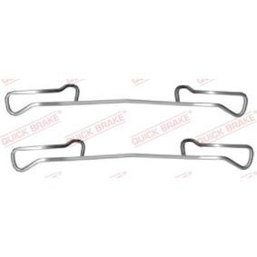 Compre Kit de acessórios, pastilhas de travão da QUICK BRAKE 109-1150 a um preço baixo por 6,30 €