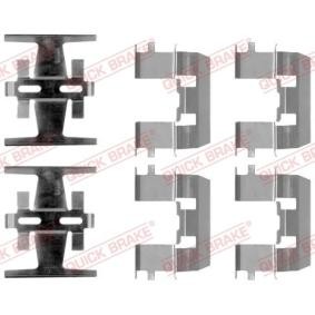 Compre Kit de acessórios, pastilhas de travão da QUICK BRAKE 109-1208 a um preço baixo por 12,59 €