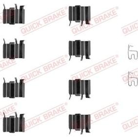 Compre Kit de acessórios, pastilhas de travão da QUICK BRAKE 109-1244 a um preço baixo por 7,68 €