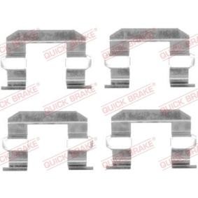 Comprar Kit de accesorios, pastillas de frenos de QUICK BRAKE 109-1645 a bajo precio de 5,22 €