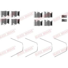 Compre Kit de acessórios, pastilhas de travão da QUICK BRAKE 109-1651 a um preço baixo por 13,64 €