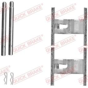 Compre Kit de acessórios, pastilhas de travão da QUICK BRAKE 109-1660 a um preço baixo por 5,80 €