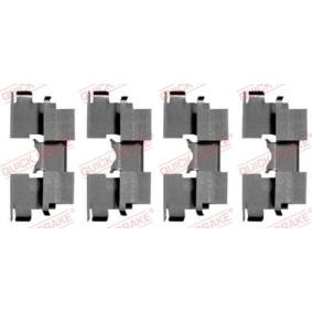 Compre Kit de acessórios, pastilhas de travão da QUICK BRAKE 109-1662 a um preço baixo por 6,60 €