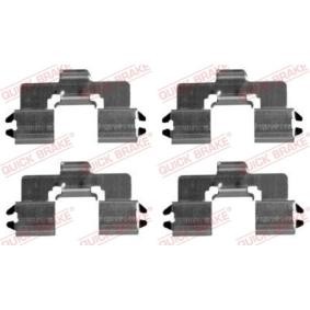 Compre Kit de acessórios, pastilhas de travão da QUICK BRAKE 109-1666 a um preço baixo por 5,89 €