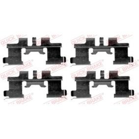 Compre Kit de acessórios, pastilhas de travão da QUICK BRAKE 109-1677 a um preço baixo por 5,42 €