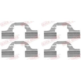 Compre Kit de acessórios, pastilhas de travão da QUICK BRAKE 109-1684 a um preço baixo por 3,38 €