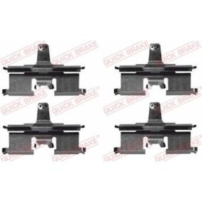 Compre Kit de acessórios, pastilhas de travão da QUICK BRAKE 109-1692 a um preço baixo por 5,81 €