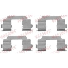 Compre Kit de acessórios, pastilhas de travão da QUICK BRAKE 109-1709 a um preço baixo por 5,95 €