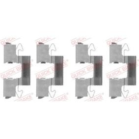 Compre Kit de acessórios, pastilhas de travão da QUICK BRAKE 109-1714 a um preço baixo por 7,30 €