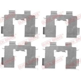 Compre Kit de acessórios, pastilhas de travão da QUICK BRAKE 109-1717 a um preço baixo por 7,61 €