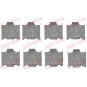 Compre Kit de acessórios, pastilhas de travão da QUICK BRAKE 109-1718 a um preço baixo por 9,82 €