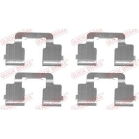 Compre Kit de acessórios, pastilhas de travão da QUICK BRAKE 109-1733 a um preço baixo por 6,18 €